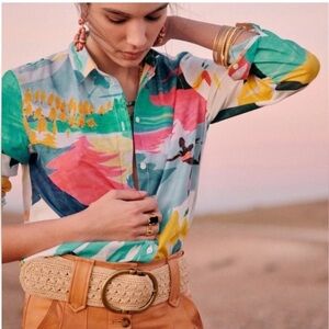 Sezane x G. Kero Pierro Shirt California Print